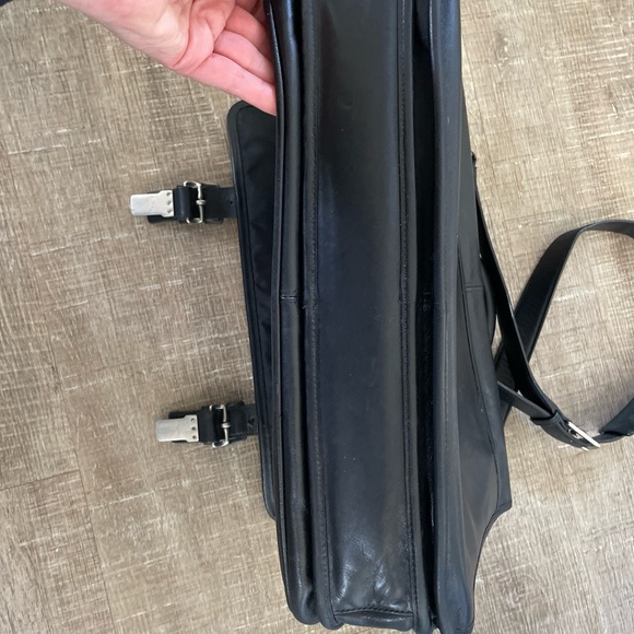 Vintage Coach Portfolio Thompson Briefcase Attache Black Leather Style F06455 | - Picture 12 of 15